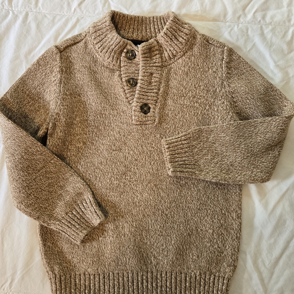 Carter's Toddler Boy Brown Crewneck Sweater